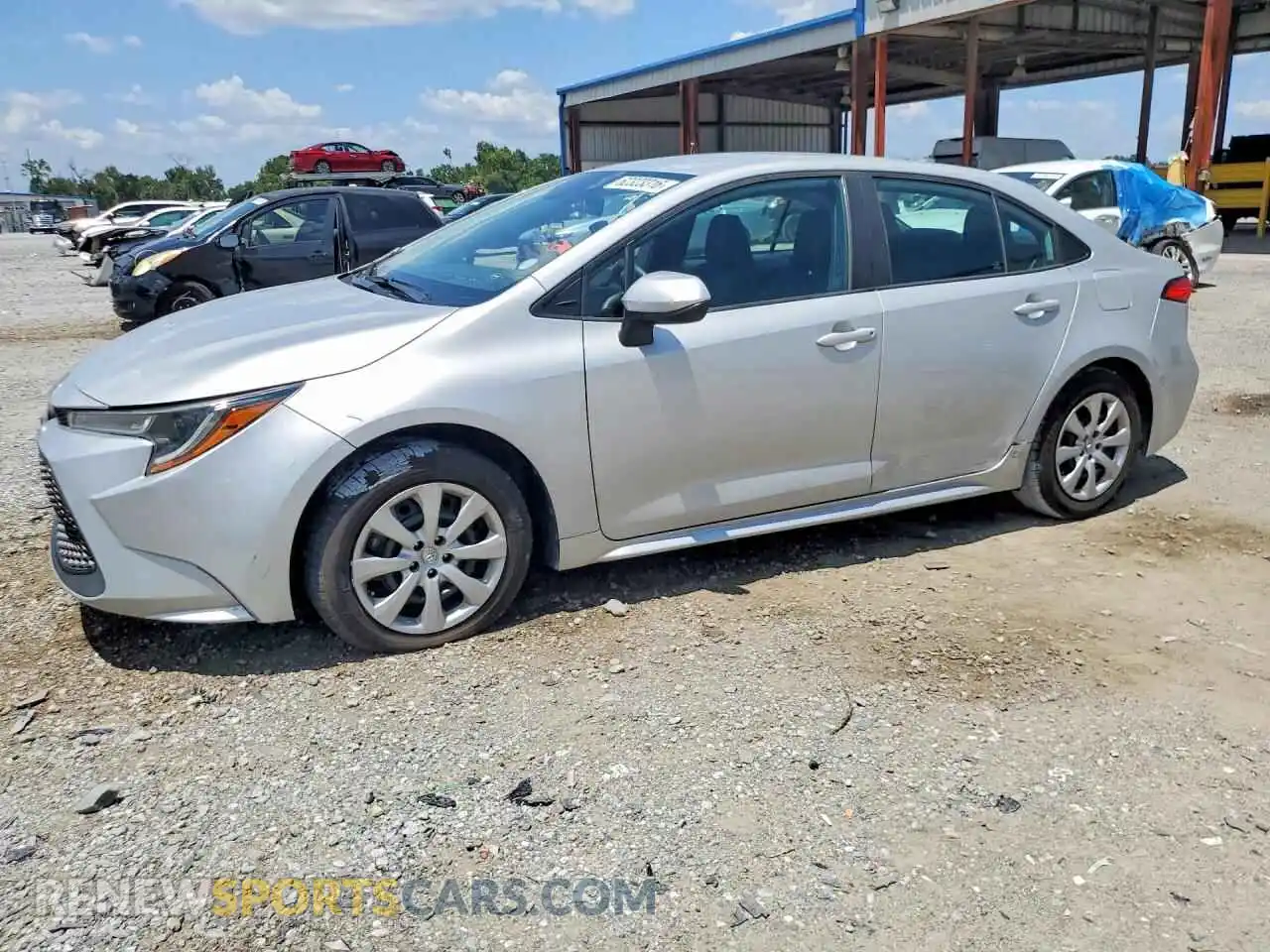 1 fotografías del automóvil dañado 5YFEPMAE6MP203716 TOYOTA COROLLA 2021
