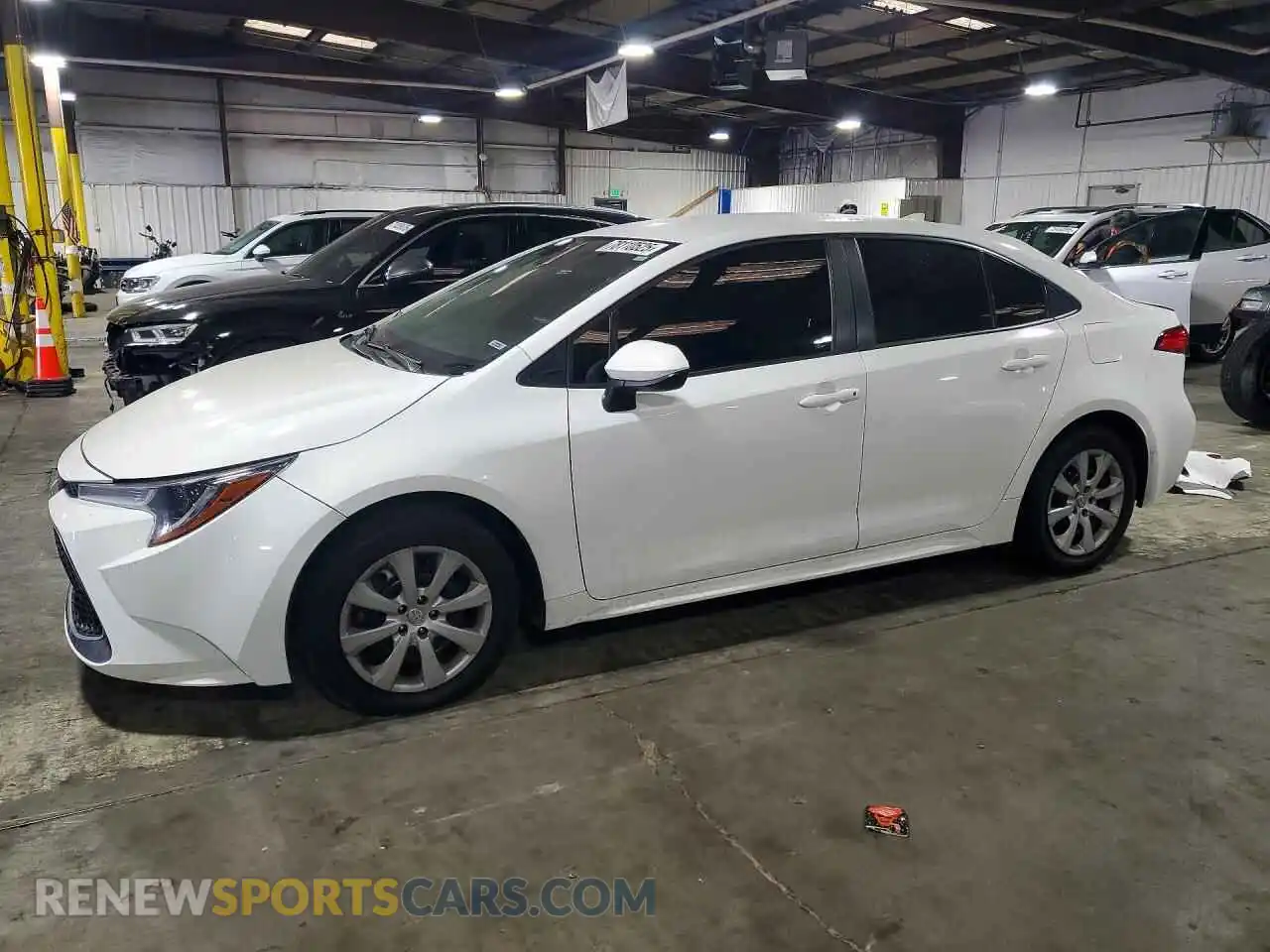 1 fotografías del automóvil dañado 5YFEPMAE6MP206454 TOYOTA COROLLA 2021