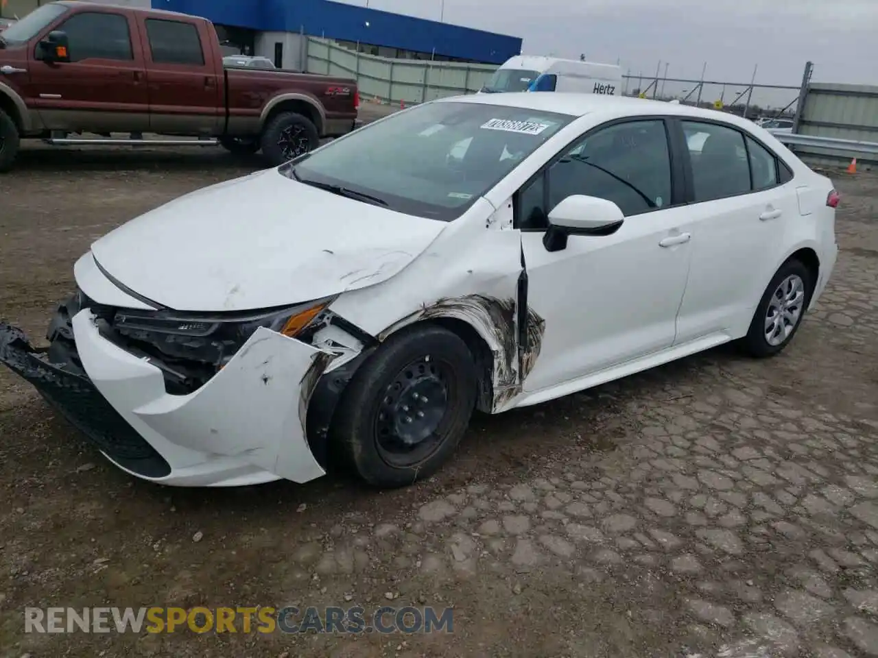 1 Photograph of a damaged car 5YFEPMAE6MP207684 TOYOTA COROLLA 2021
