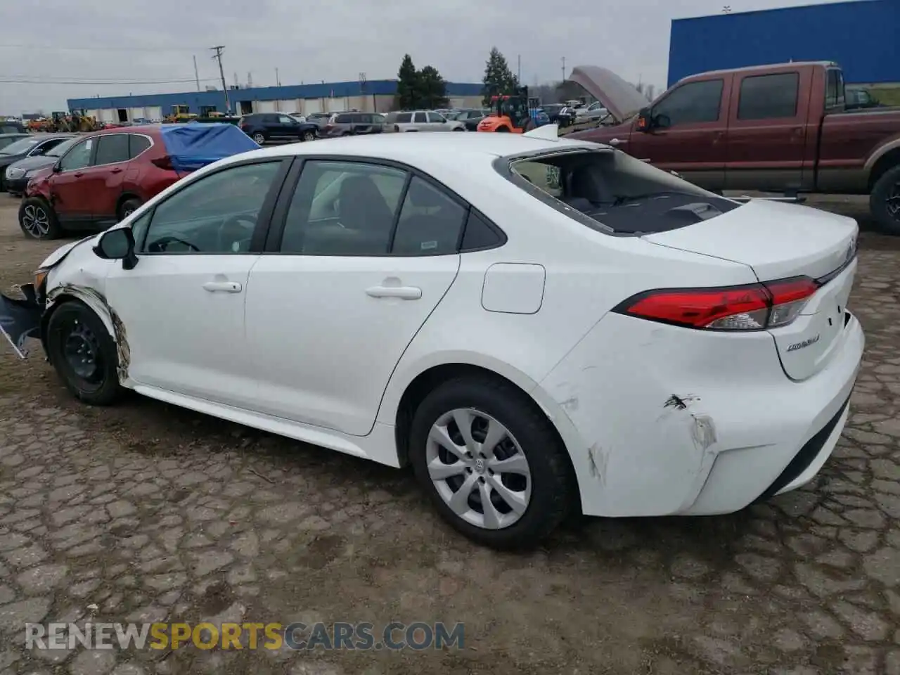 2 Photograph of a damaged car 5YFEPMAE6MP207684 TOYOTA COROLLA 2021