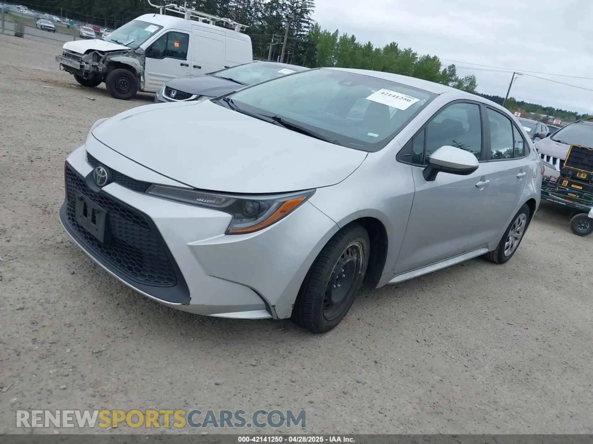 2 Фотография поврежденного автомобиля 5YFEPMAE6MP207961 TOYOTA COROLLA 2021