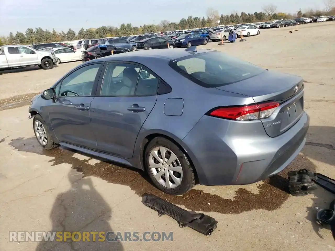 2 Photograph of a damaged car 5YFEPMAE6MP208379 TOYOTA COROLLA 2021