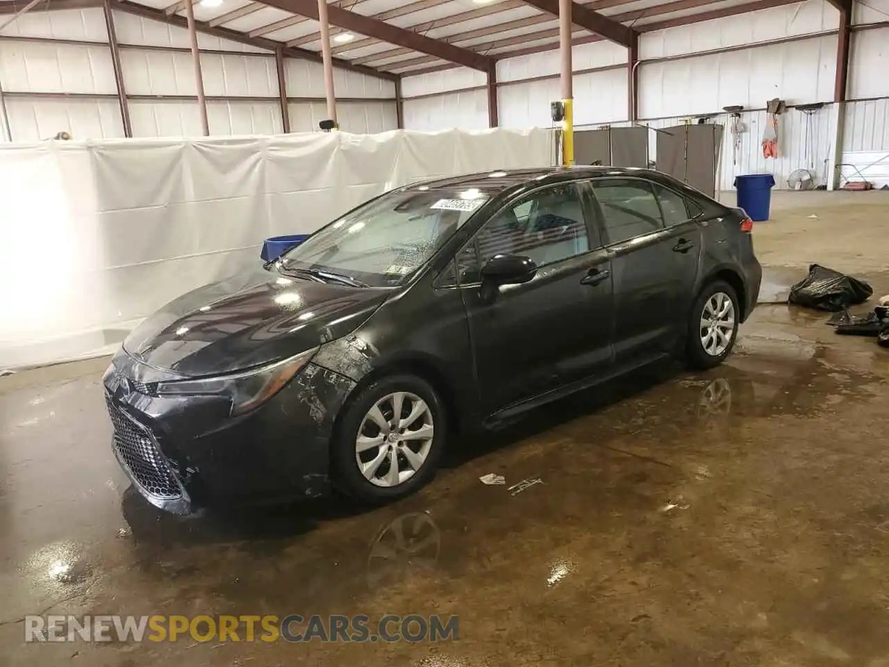 1 Photograph of a damaged car 5YFEPMAE6MP208608 TOYOTA COROLLA 2021