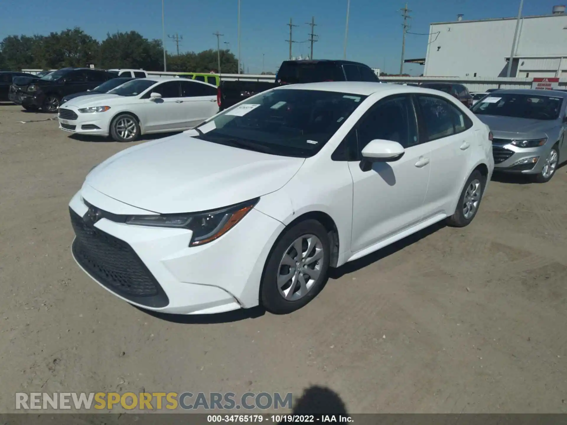 2 Photograph of a damaged car 5YFEPMAE6MP208740 TOYOTA COROLLA 2021