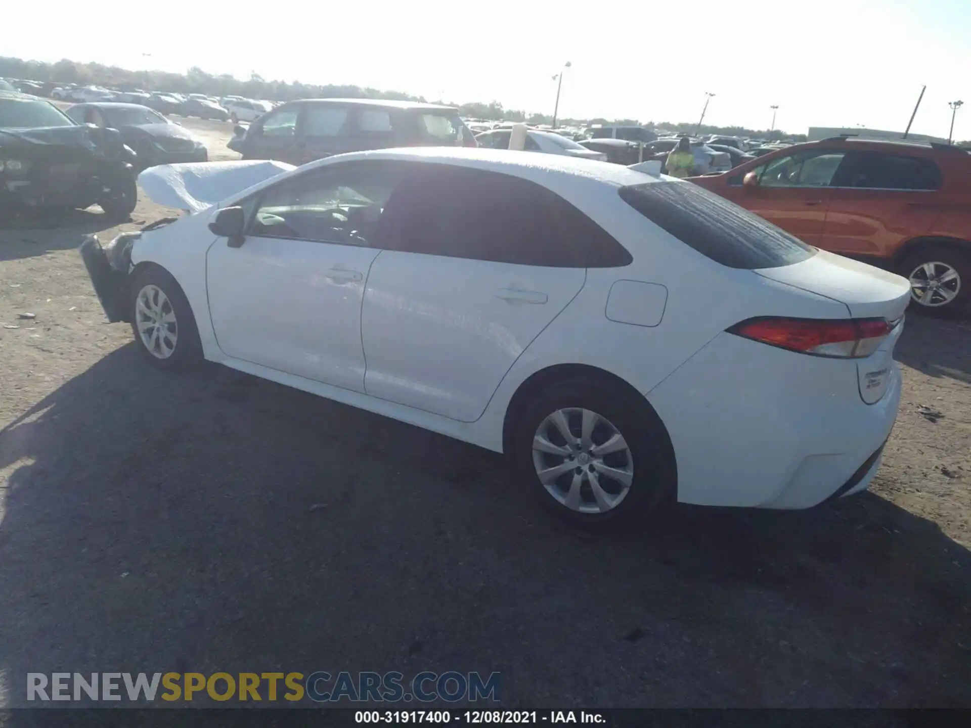 3 Photograph of a damaged car 5YFEPMAE6MP209838 TOYOTA COROLLA 2021