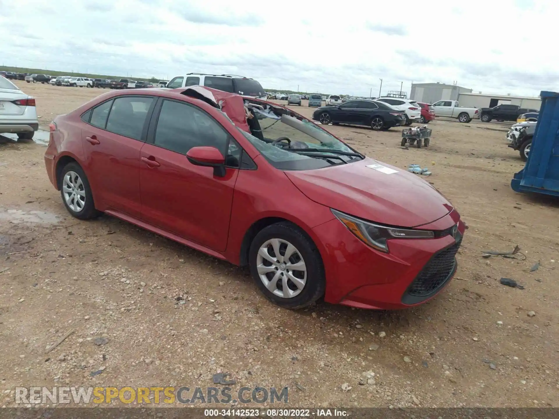 1 Photograph of a damaged car 5YFEPMAE6MP211640 TOYOTA COROLLA 2021