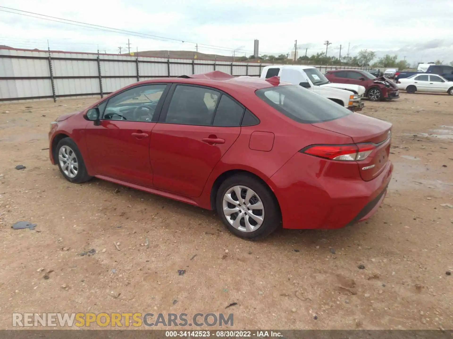3 Photograph of a damaged car 5YFEPMAE6MP211640 TOYOTA COROLLA 2021