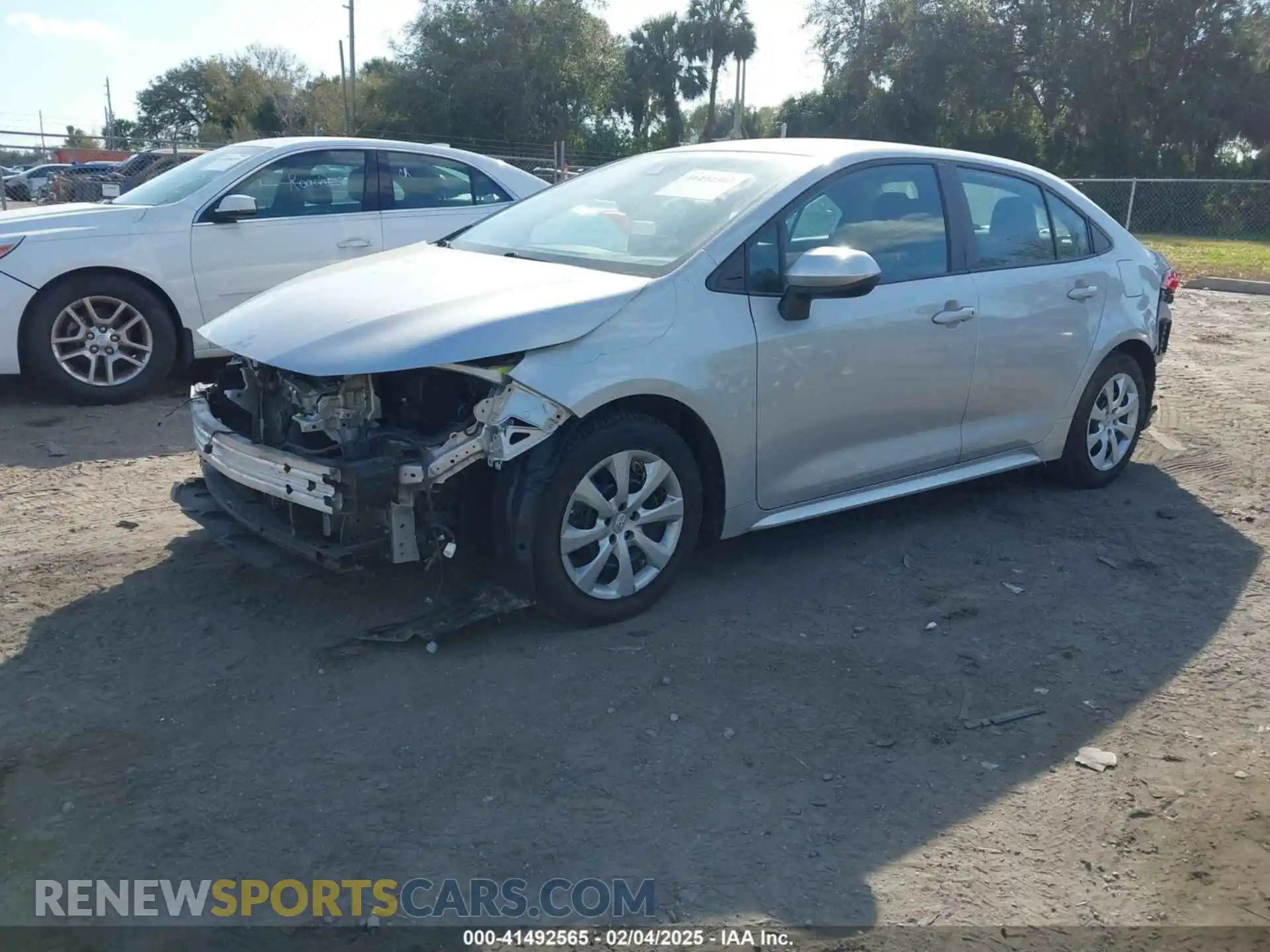 2 Photograph of a damaged car 5YFEPMAE6MP211881 TOYOTA COROLLA 2021