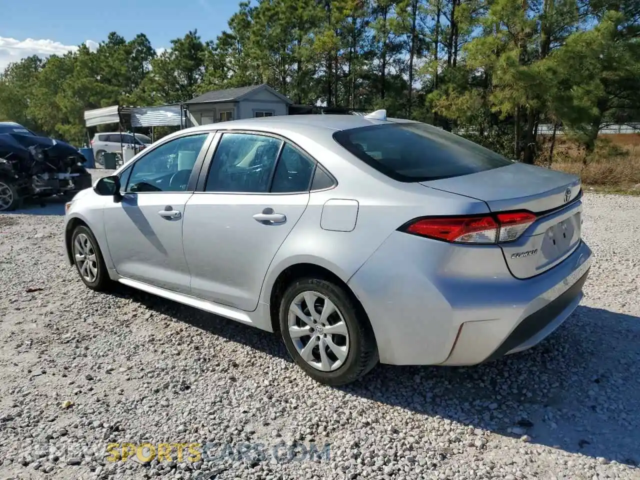 2 Photograph of a damaged car 5YFEPMAE6MP212108 TOYOTA COROLLA 2021