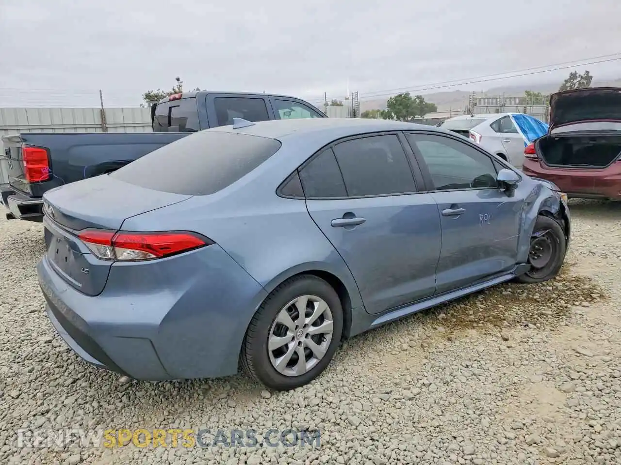 3 Фотография поврежденного автомобиля 5YFEPMAE6MP214456 TOYOTA COROLLA 2021