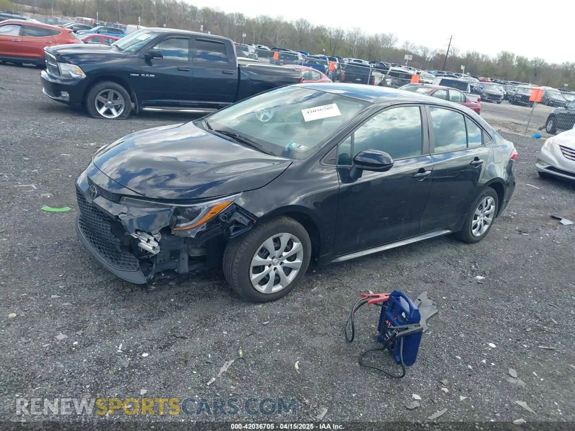 2 Photograph of a damaged car 5YFEPMAE6MP214490 TOYOTA COROLLA 2021
