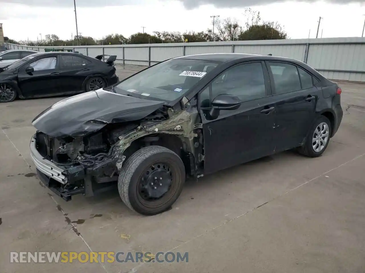1 Photograph of a damaged car 5YFEPMAE6MP218054 TOYOTA COROLLA 2021
