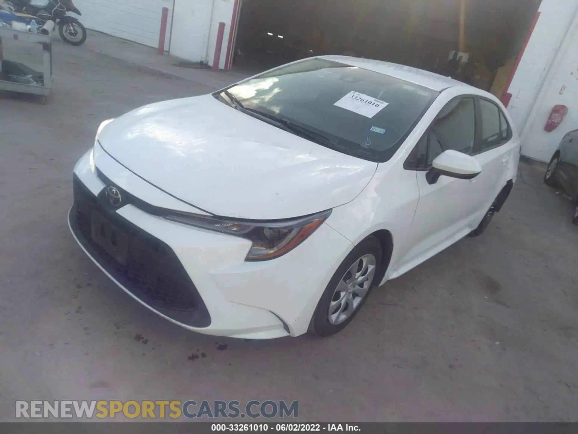 2 Photograph of a damaged car 5YFEPMAE6MP218538 TOYOTA COROLLA 2021