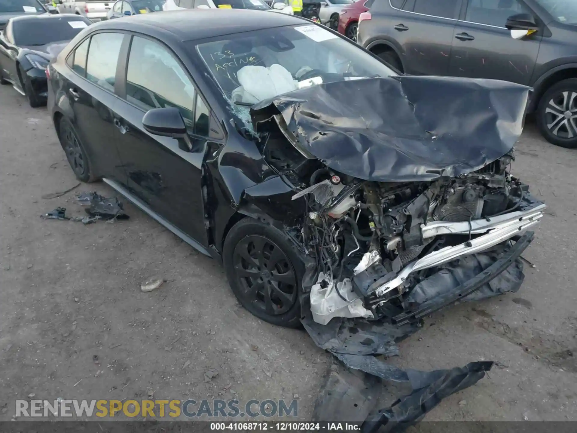 1 Photograph of a damaged car 5YFEPMAE6MP219611 TOYOTA COROLLA 2021