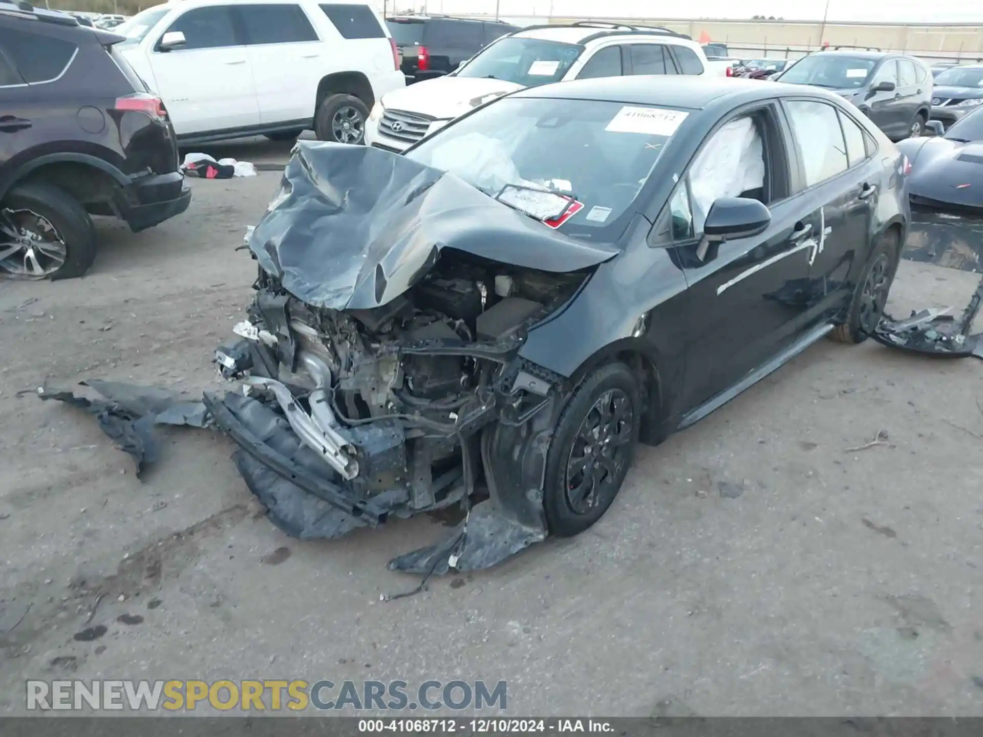 2 Photograph of a damaged car 5YFEPMAE6MP219611 TOYOTA COROLLA 2021