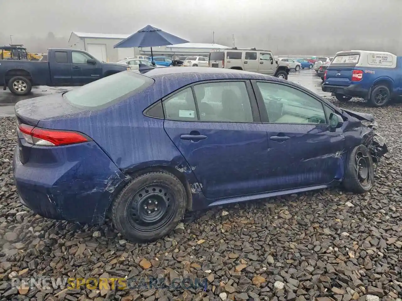 3 Photograph of a damaged car 5YFEPMAE6MP221097 TOYOTA COROLLA 2021