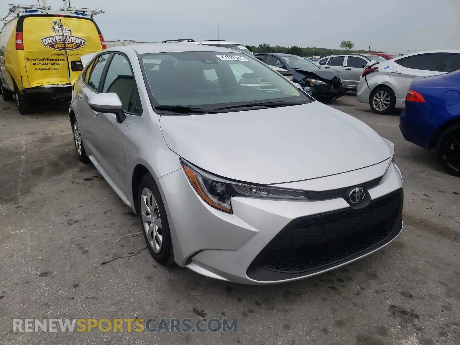 1 Photograph of a damaged car 5YFEPMAE6MP222511 TOYOTA COROLLA 2021