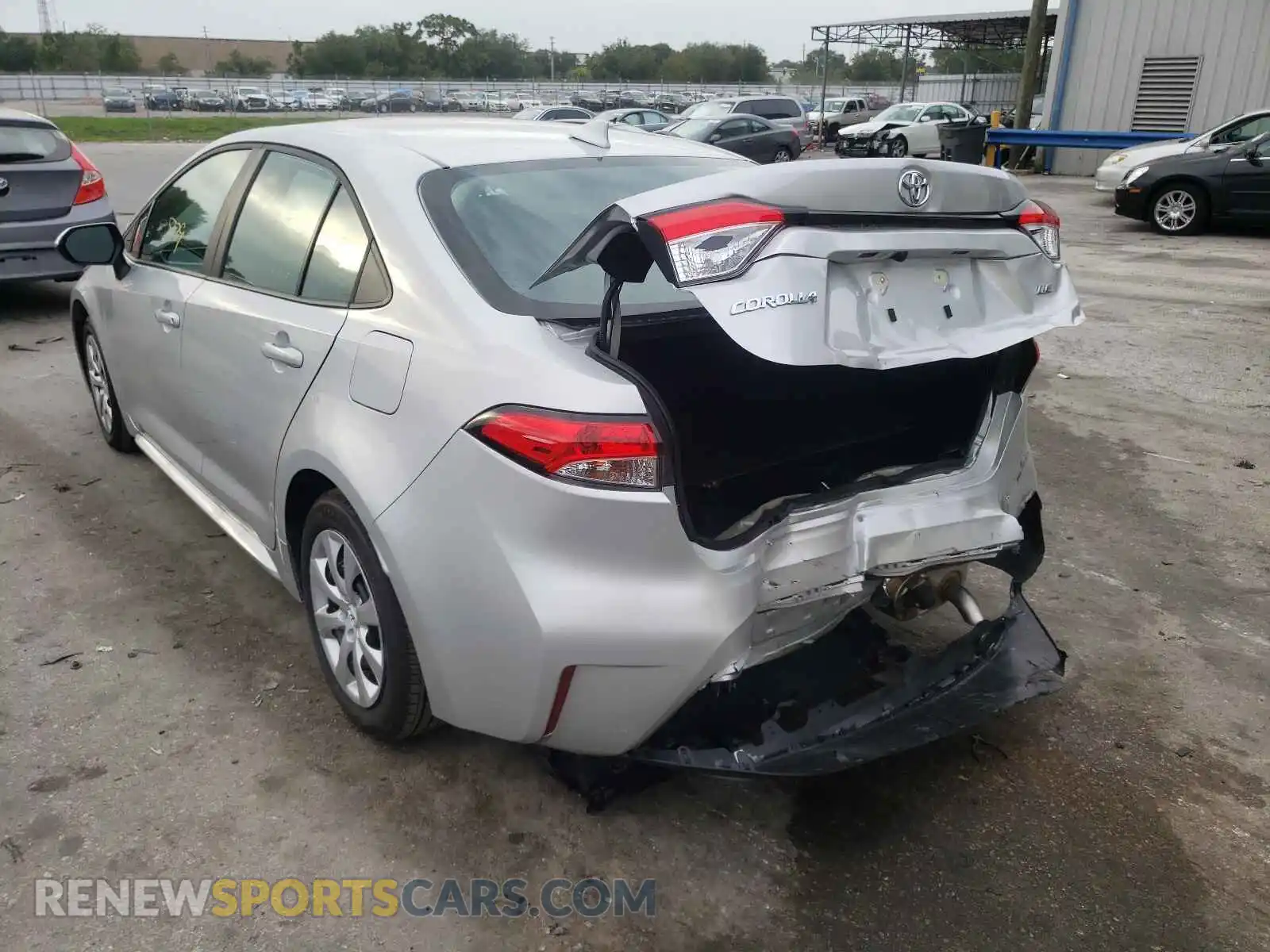 3 Photograph of a damaged car 5YFEPMAE6MP222511 TOYOTA COROLLA 2021
