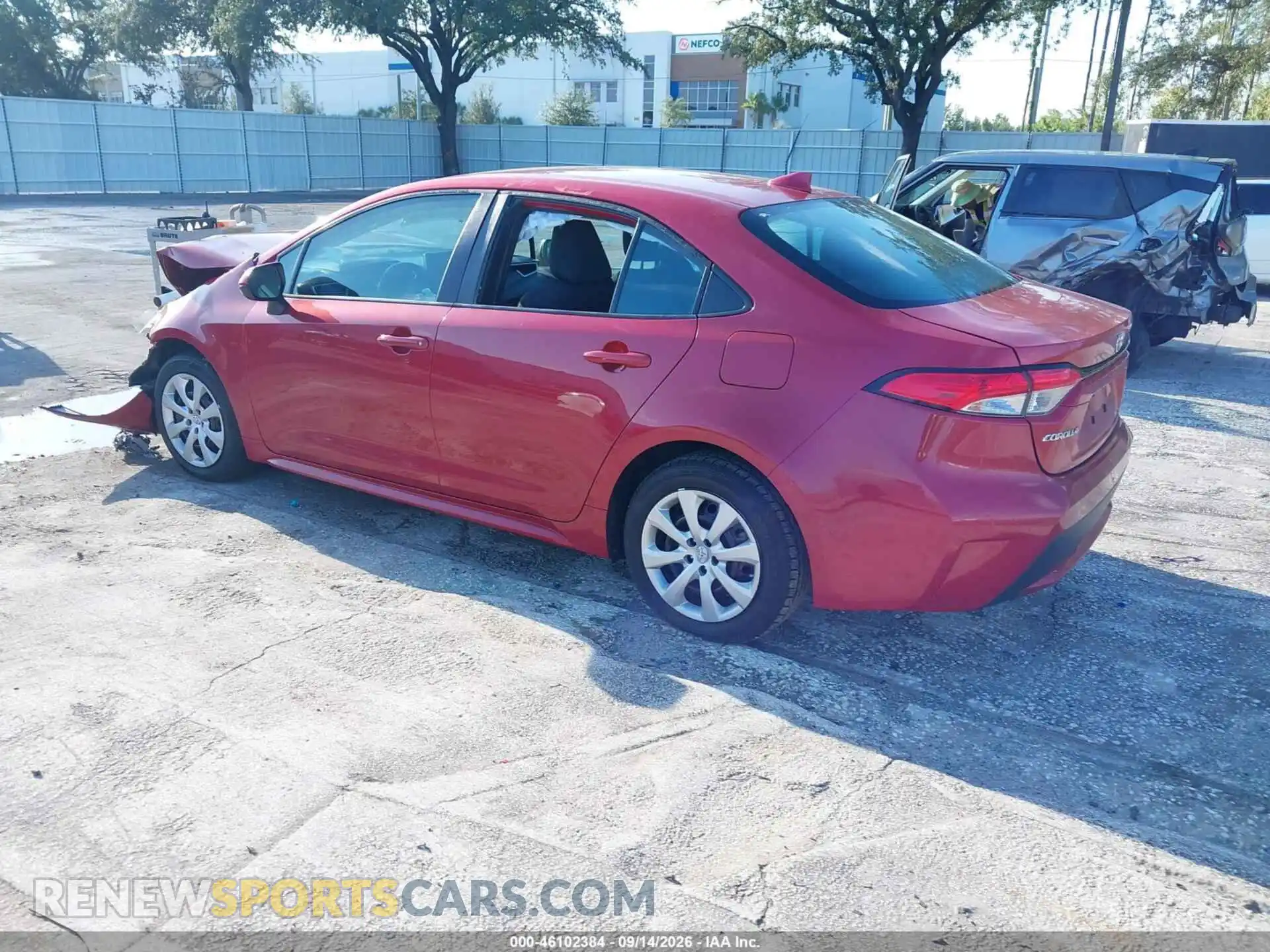 3 Photograph of a damaged car 5YFEPMAE6MP224081 TOYOTA COROLLA 2021