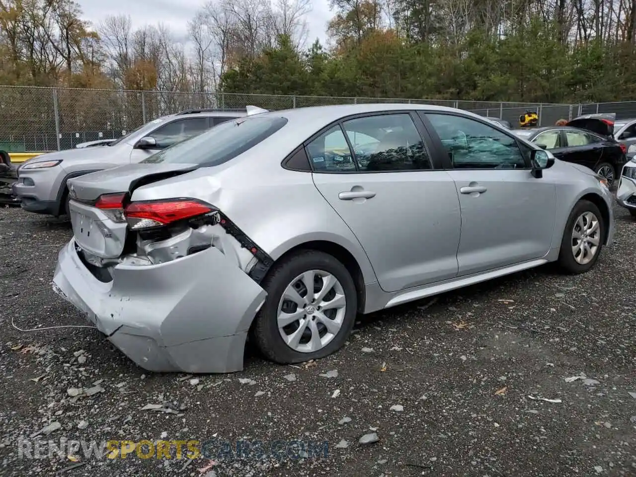 3 Photograph of a damaged car 5YFEPMAE6MP224470 TOYOTA COROLLA 2021
