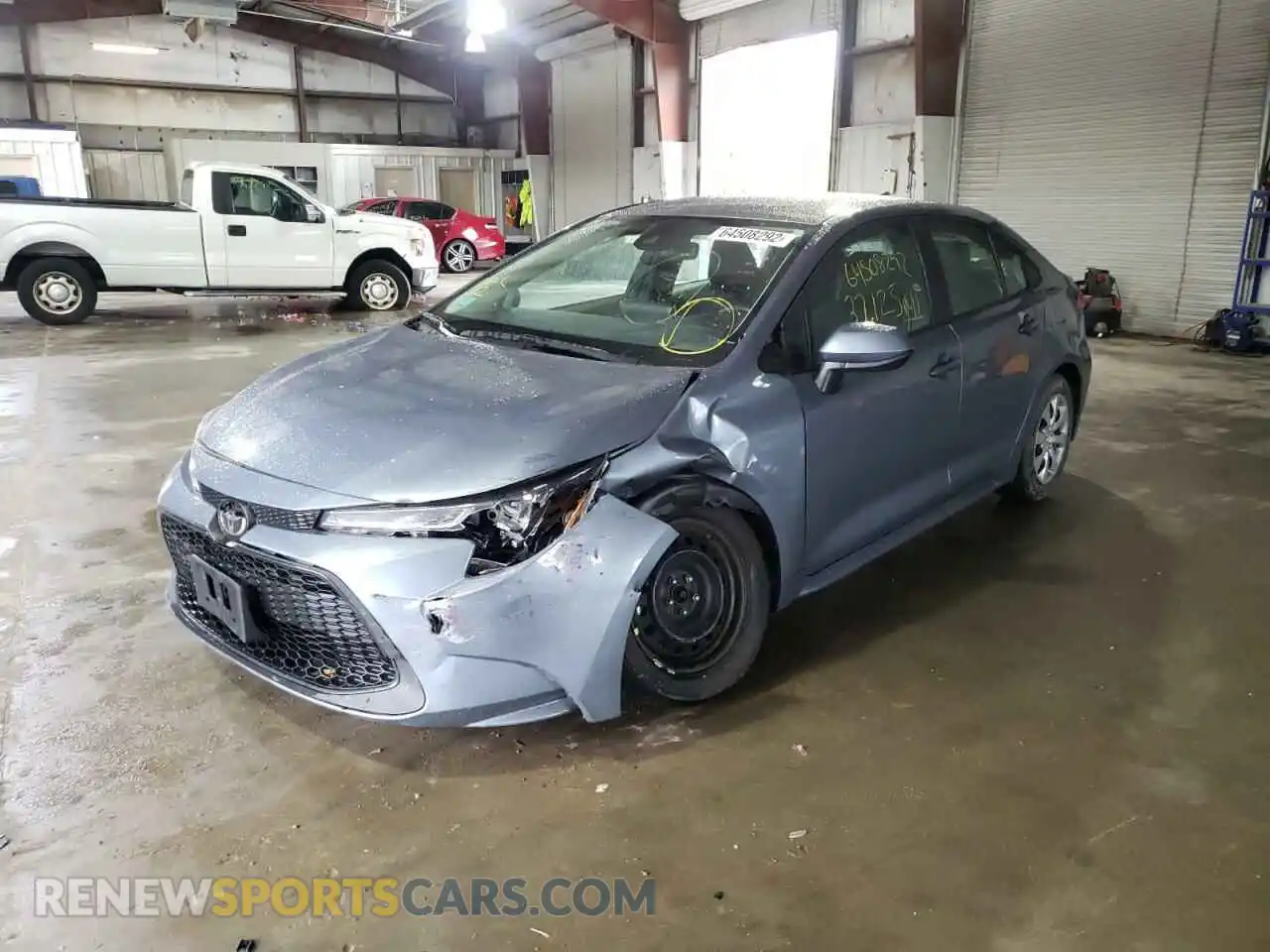 2 Photograph of a damaged car 5YFEPMAE6MP225182 TOYOTA COROLLA 2021