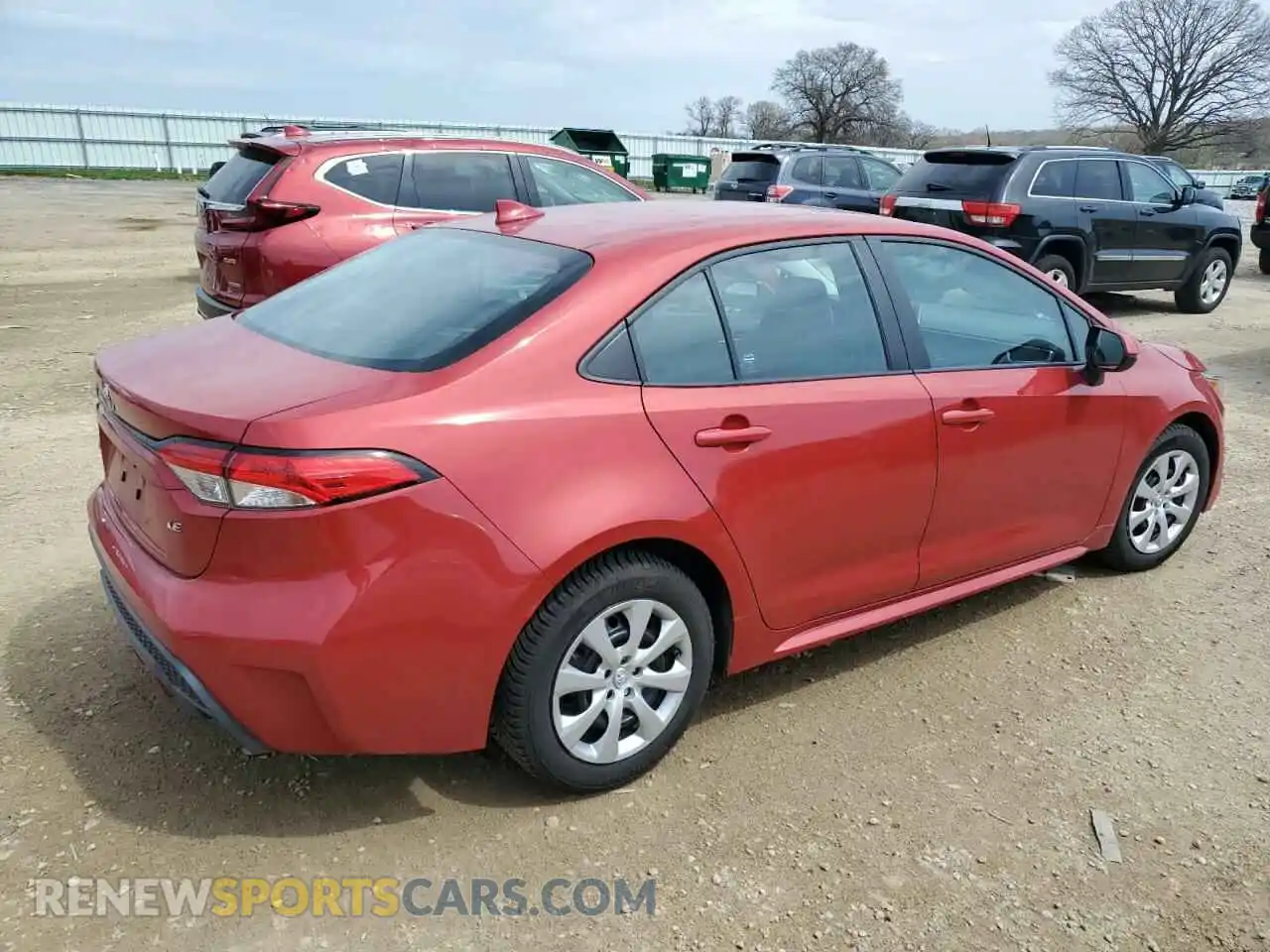 3 Photograph of a damaged car 5YFEPMAE6MP225621 TOYOTA COROLLA 2021