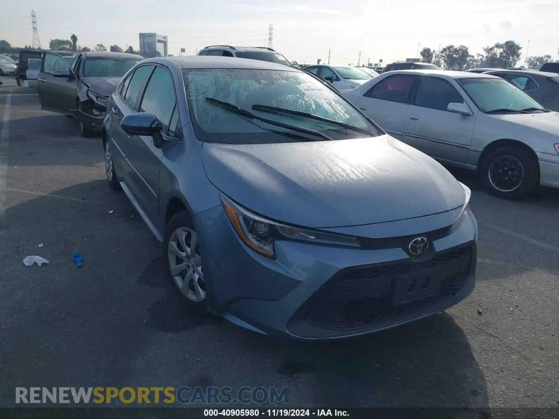 1 fotografías del automóvil dañado 5YFEPMAE6MP228129 TOYOTA COROLLA 2021