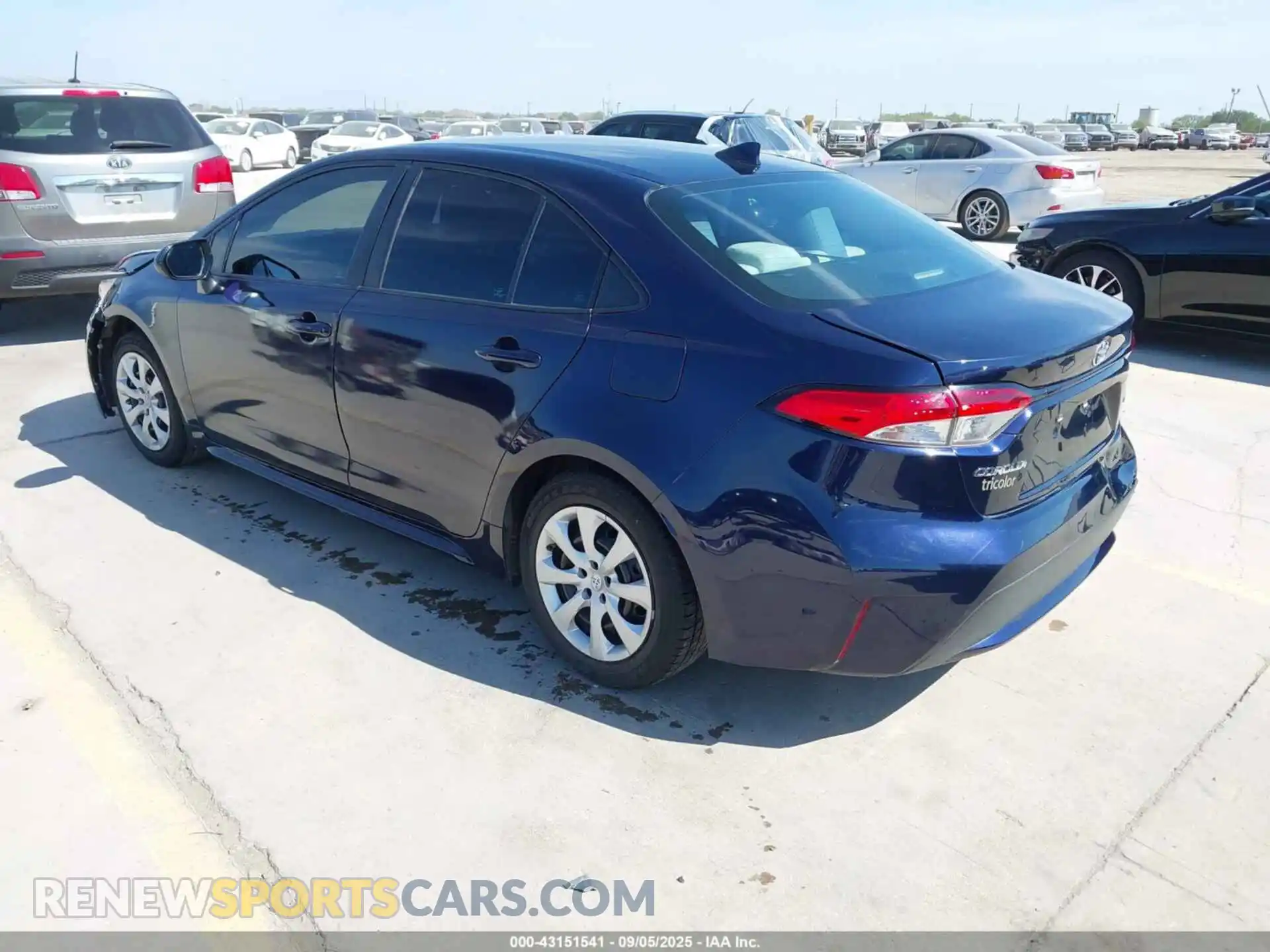 3 Photograph of a damaged car 5YFEPMAE6MP230558 TOYOTA COROLLA 2021