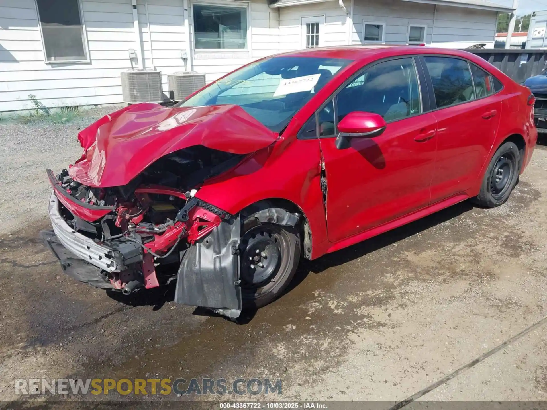 2 Photograph of a damaged car 5YFEPMAE6MP231838 TOYOTA COROLLA 2021