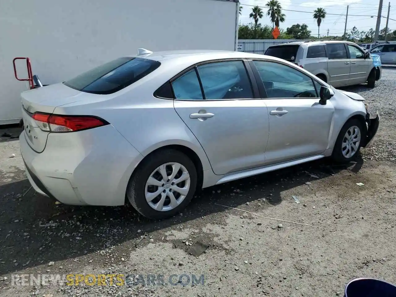 3 Photograph of a damaged car 5YFEPMAE6MP232620 TOYOTA COROLLA 2021