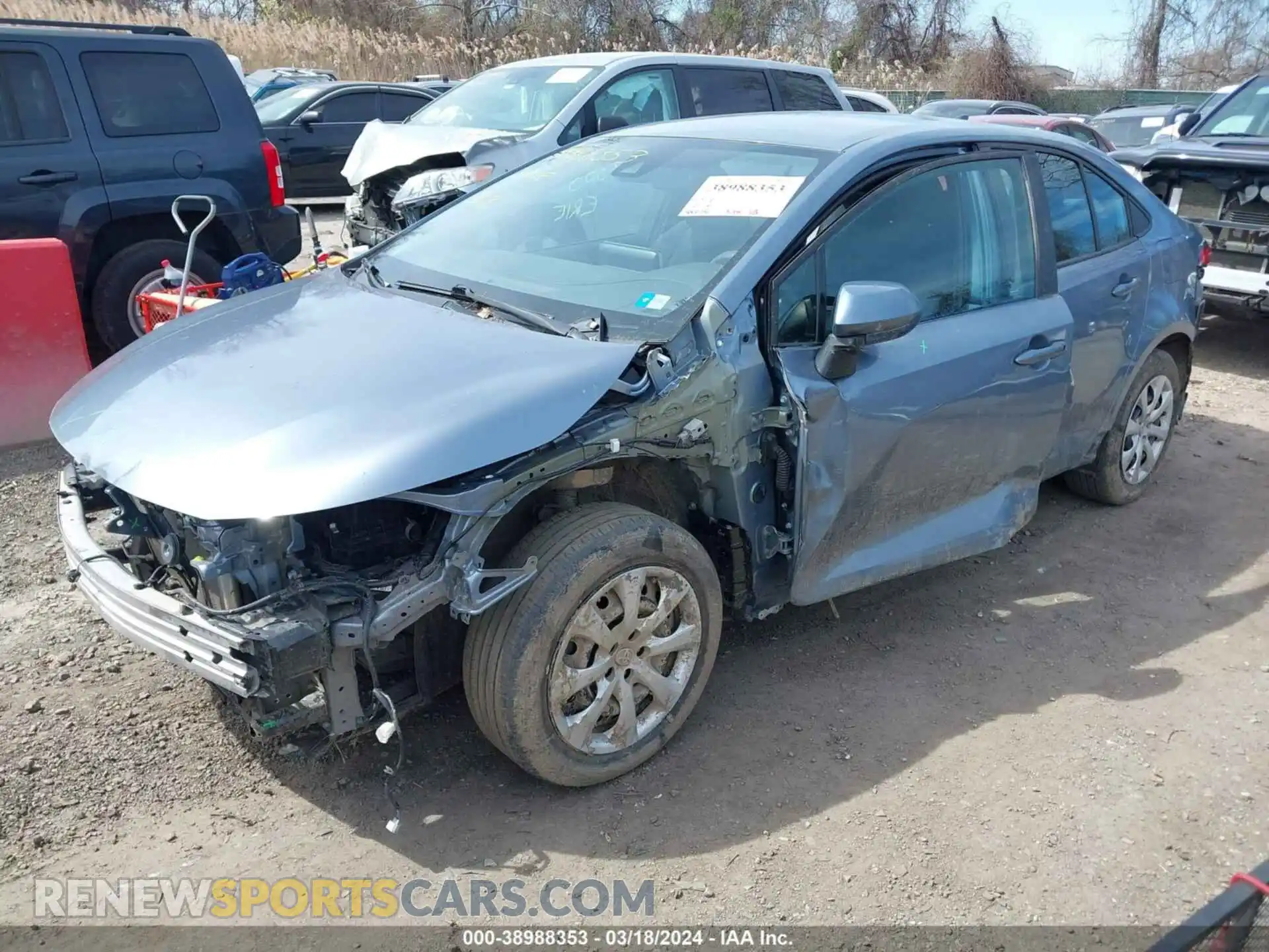 2 Photograph of a damaged car 5YFEPMAE6MP234089 TOYOTA COROLLA 2021