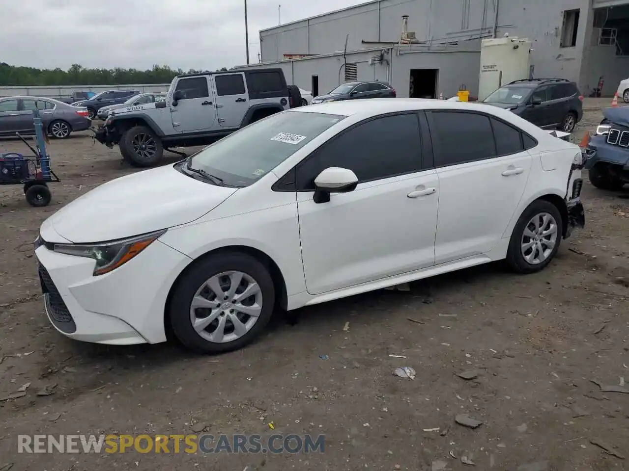 1 Photograph of a damaged car 5YFEPMAE6MP234481 TOYOTA COROLLA 2021