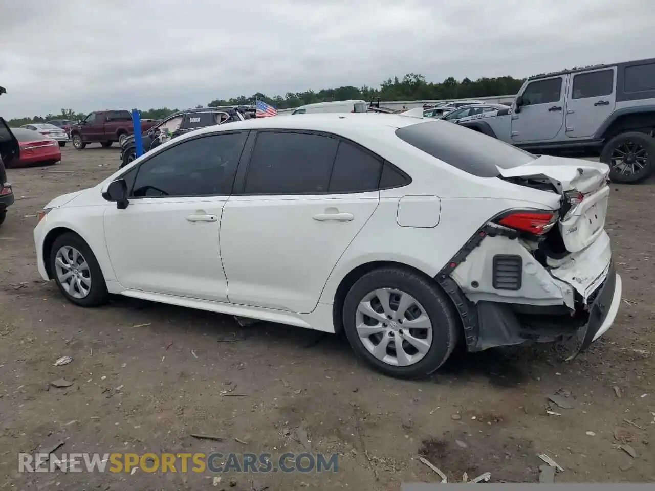 2 Photograph of a damaged car 5YFEPMAE6MP234481 TOYOTA COROLLA 2021