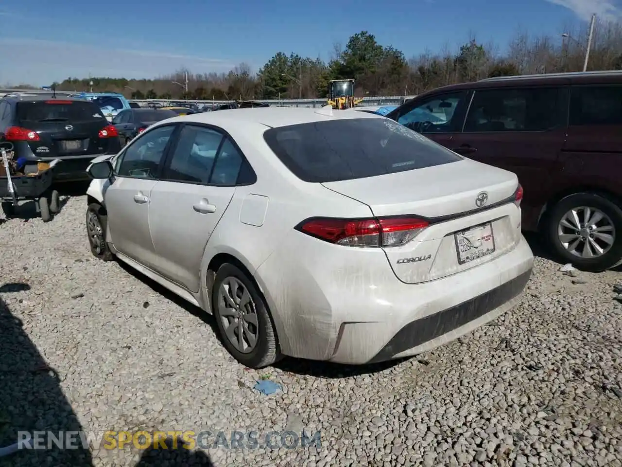 3 Photograph of a damaged car 5YFEPMAE6MP234996 TOYOTA COROLLA 2021