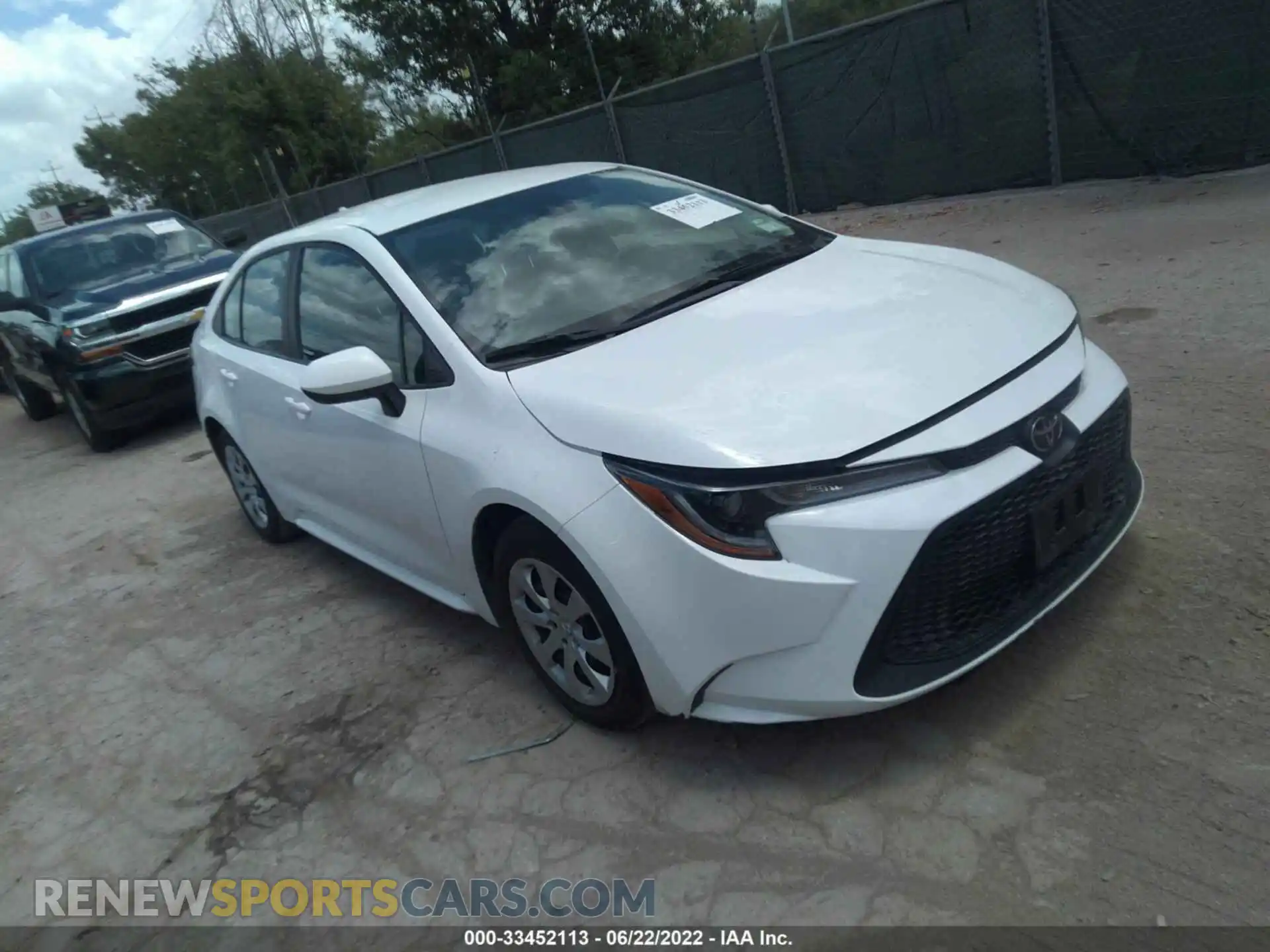1 Photograph of a damaged car 5YFEPMAE6MP237641 TOYOTA COROLLA 2021