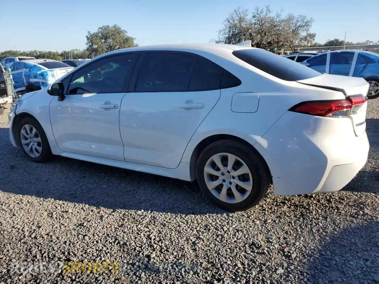 2 Photograph of a damaged car 5YFEPMAE6MP237753 TOYOTA COROLLA 2021