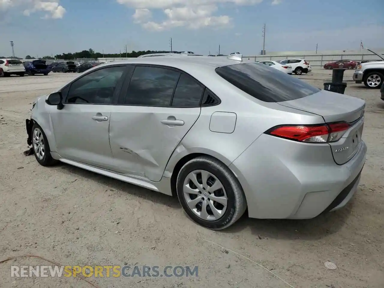 2 Photograph of a damaged car 5YFEPMAE6MP239907 TOYOTA COROLLA 2021