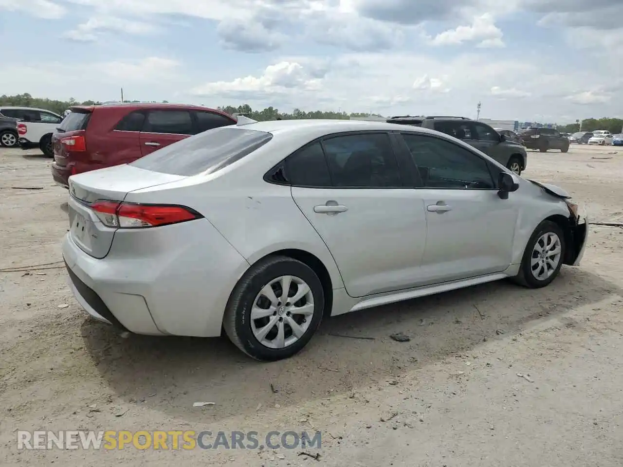 3 Photograph of a damaged car 5YFEPMAE6MP239907 TOYOTA COROLLA 2021