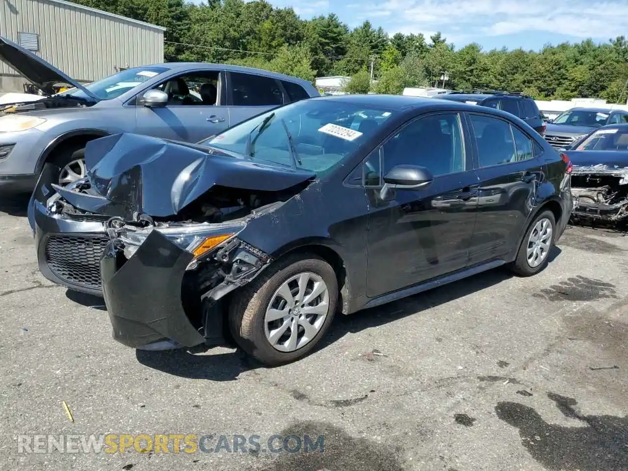 1 Photograph of a damaged car 5YFEPMAE6MP241401 TOYOTA COROLLA 2021