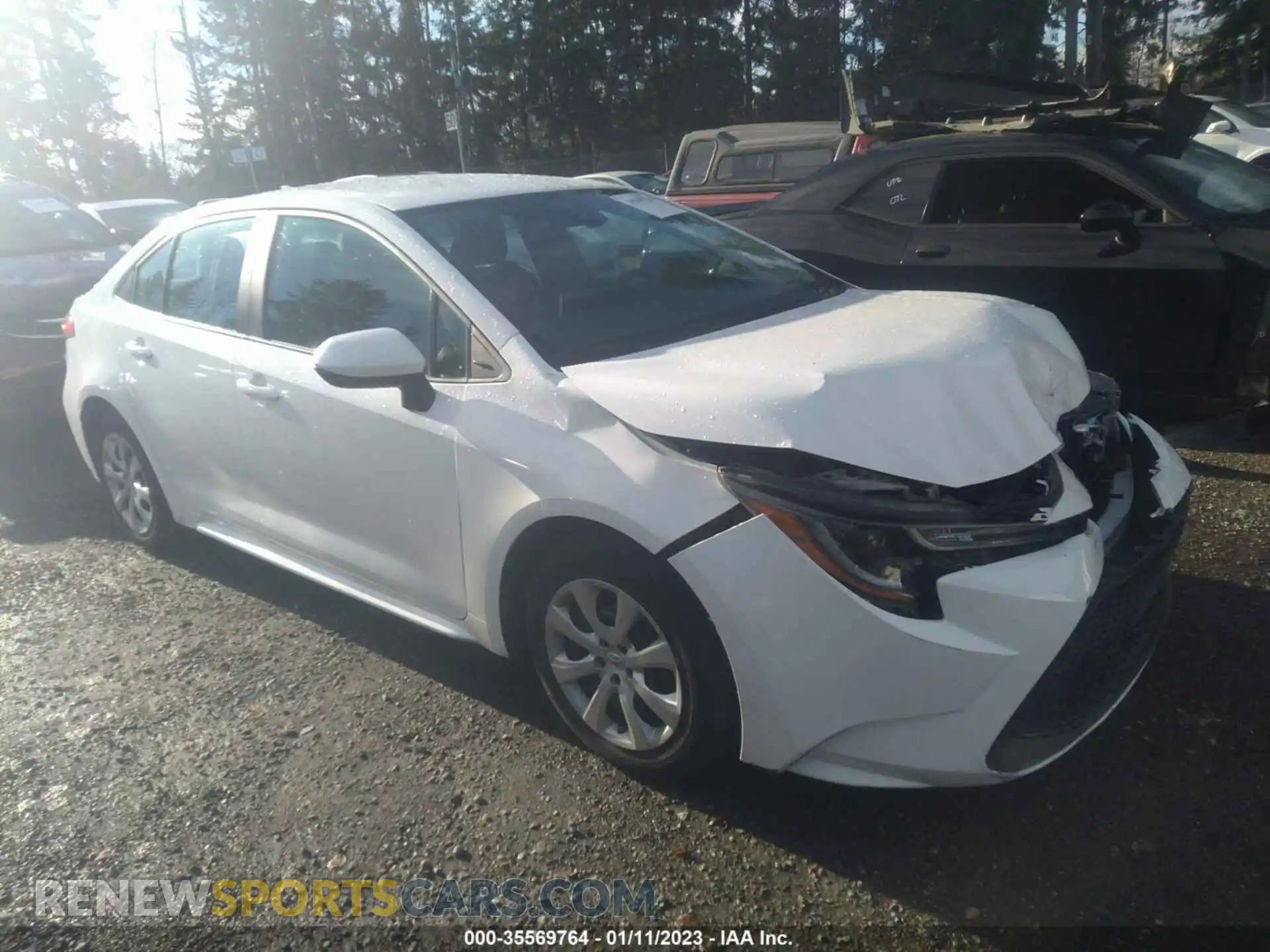 1 Photograph of a damaged car 5YFEPMAE6MP246503 TOYOTA COROLLA 2021
