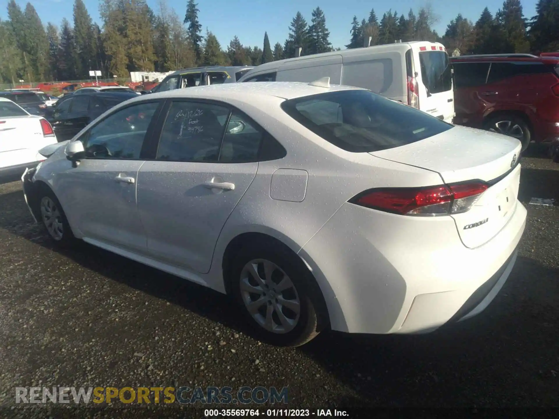 3 Photograph of a damaged car 5YFEPMAE6MP246503 TOYOTA COROLLA 2021
