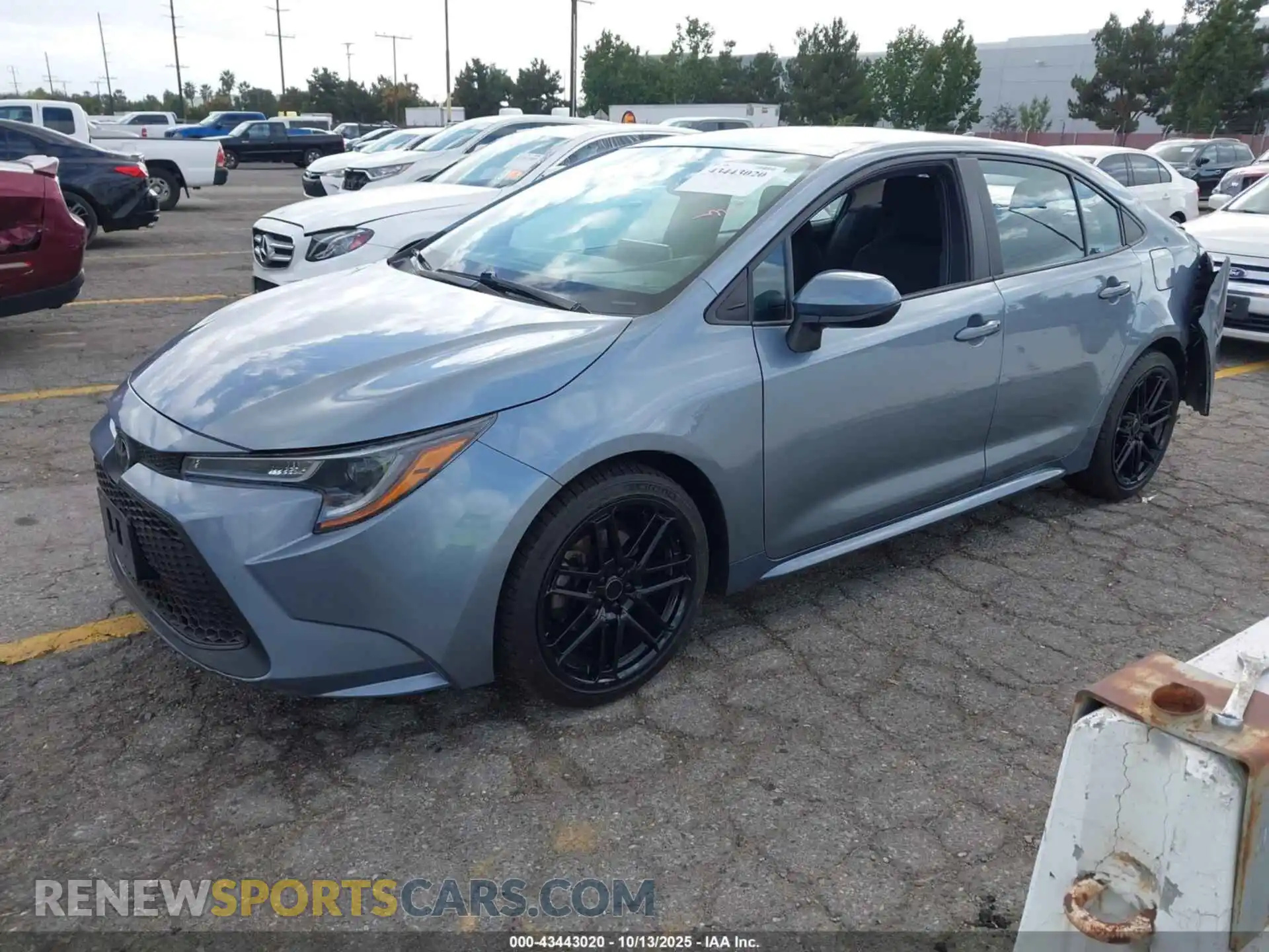 2 Photograph of a damaged car 5YFEPMAE6MP247148 TOYOTA COROLLA 2021