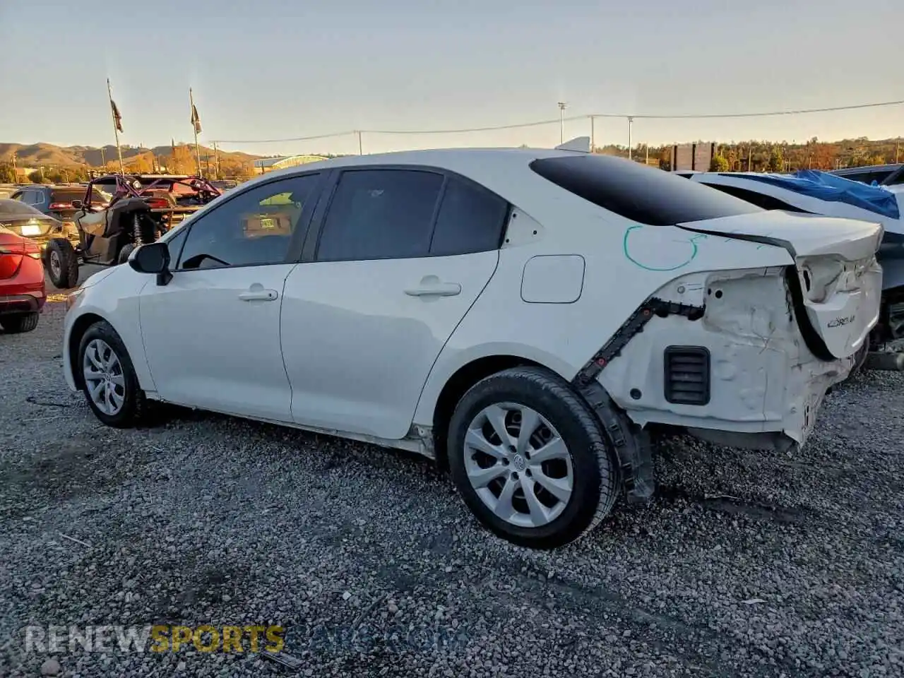 2 Фотография поврежденного автомобиля 5YFEPMAE6MP248414 TOYOTA COROLLA 2021