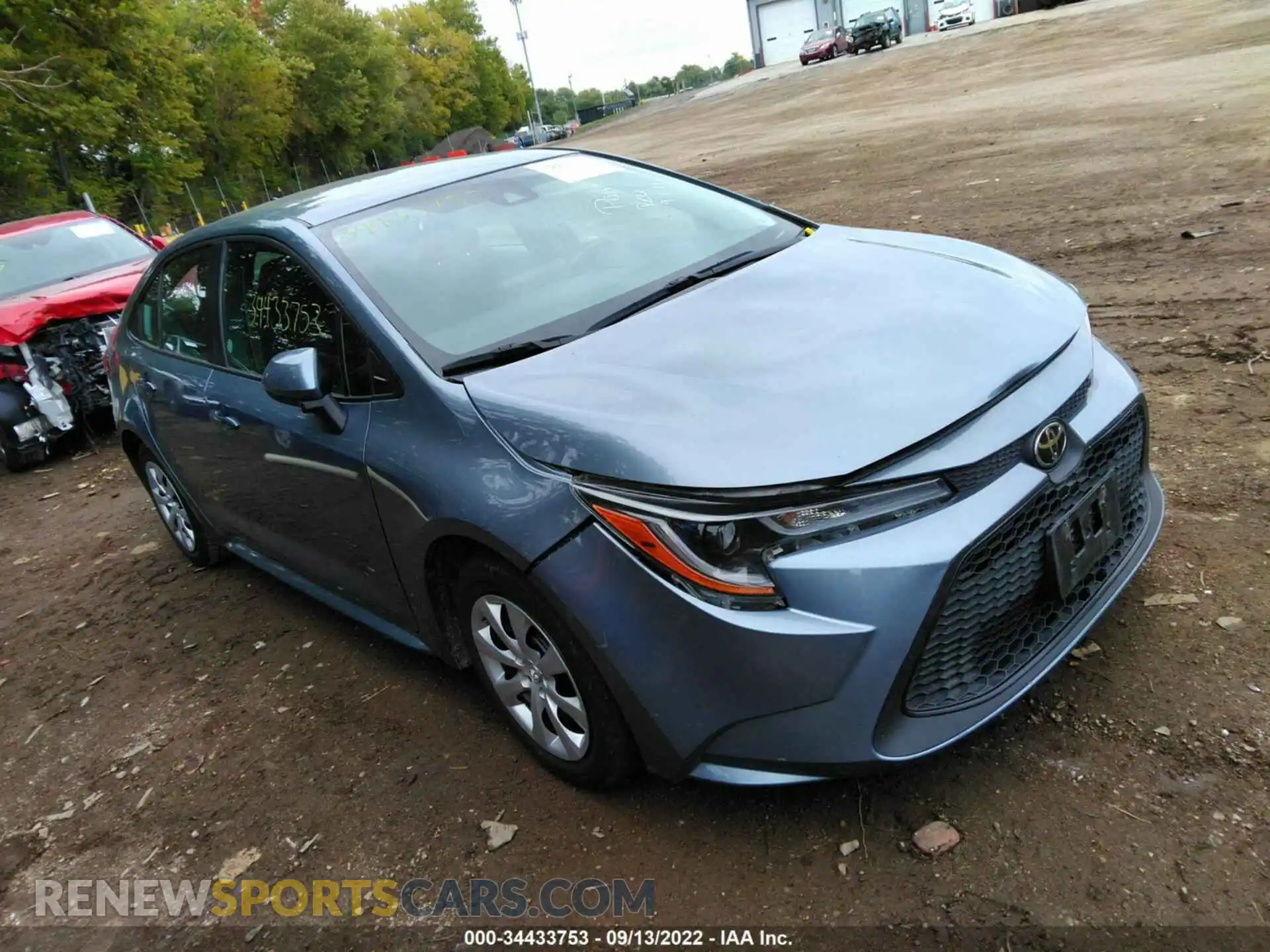1 Photograph of a damaged car 5YFEPMAE6MP249207 TOYOTA COROLLA 2021