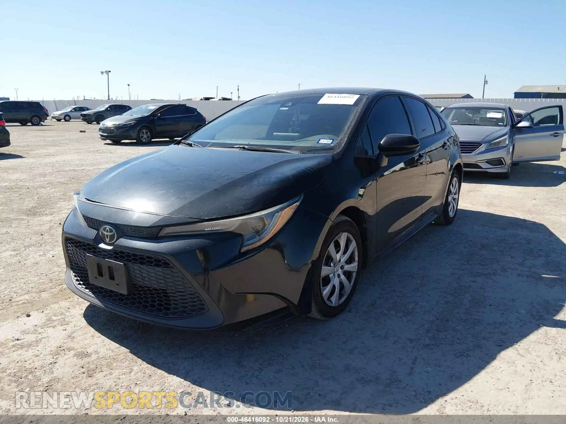 2 Photograph of a damaged car 5YFEPMAE6MP252513 TOYOTA COROLLA 2021