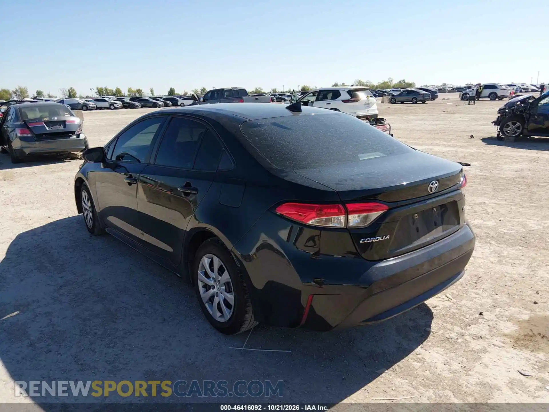 3 Photograph of a damaged car 5YFEPMAE6MP252513 TOYOTA COROLLA 2021
