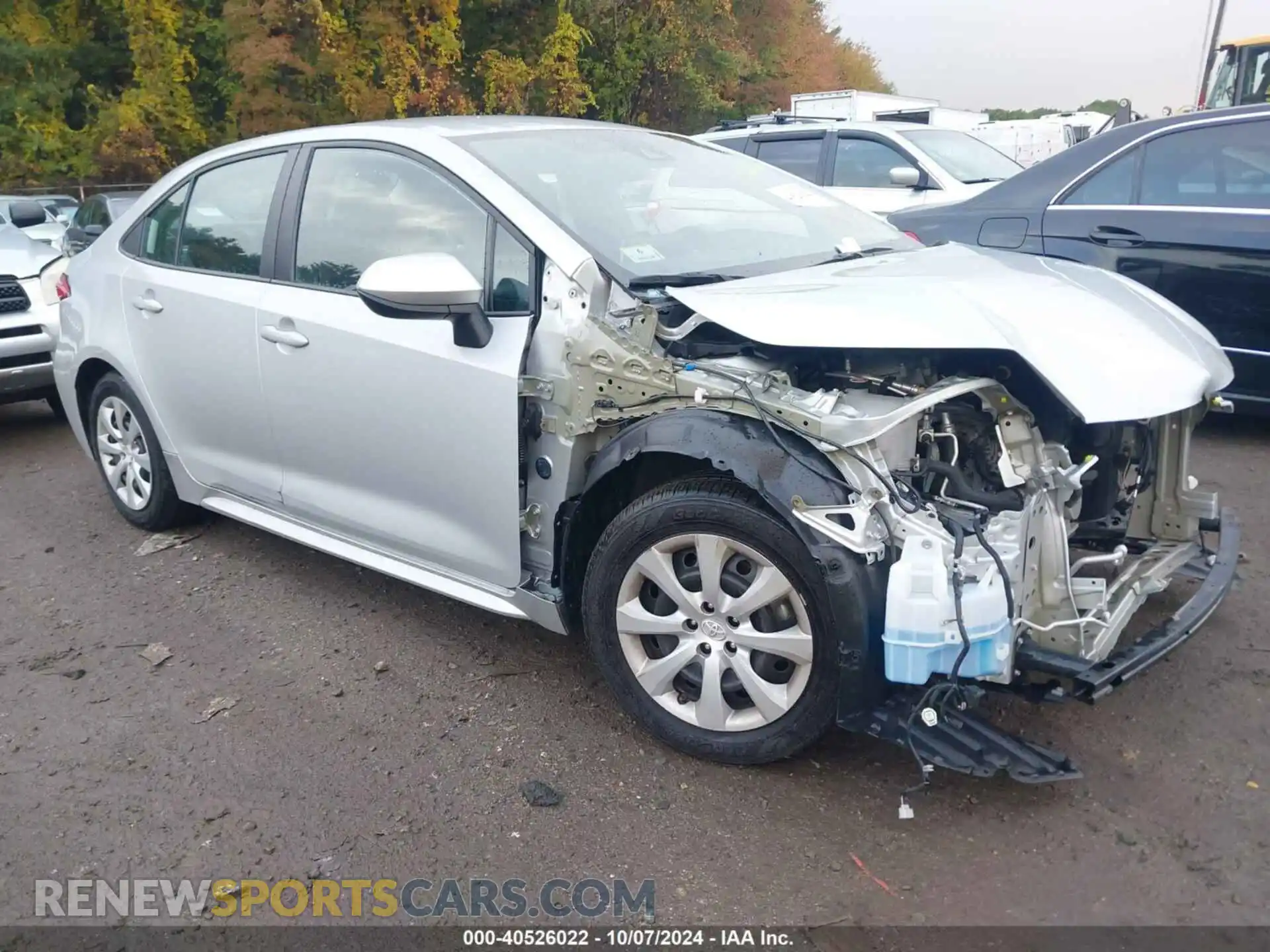 1 Photograph of a damaged car 5YFEPMAE6MP254200 TOYOTA COROLLA 2021