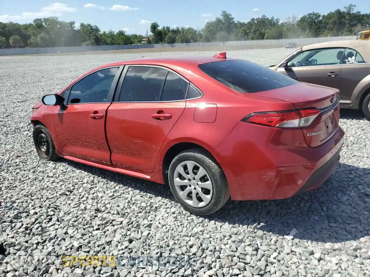 2 Photograph of a damaged car 5YFEPMAE6MP258344 TOYOTA COROLLA 2021