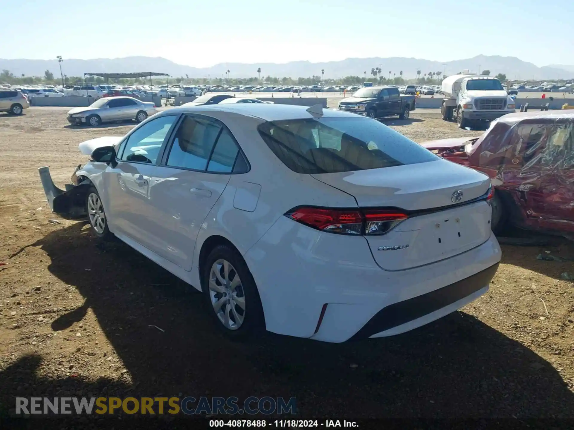 3 Photograph of a damaged car 5YFEPMAE6MP258473 TOYOTA COROLLA 2021