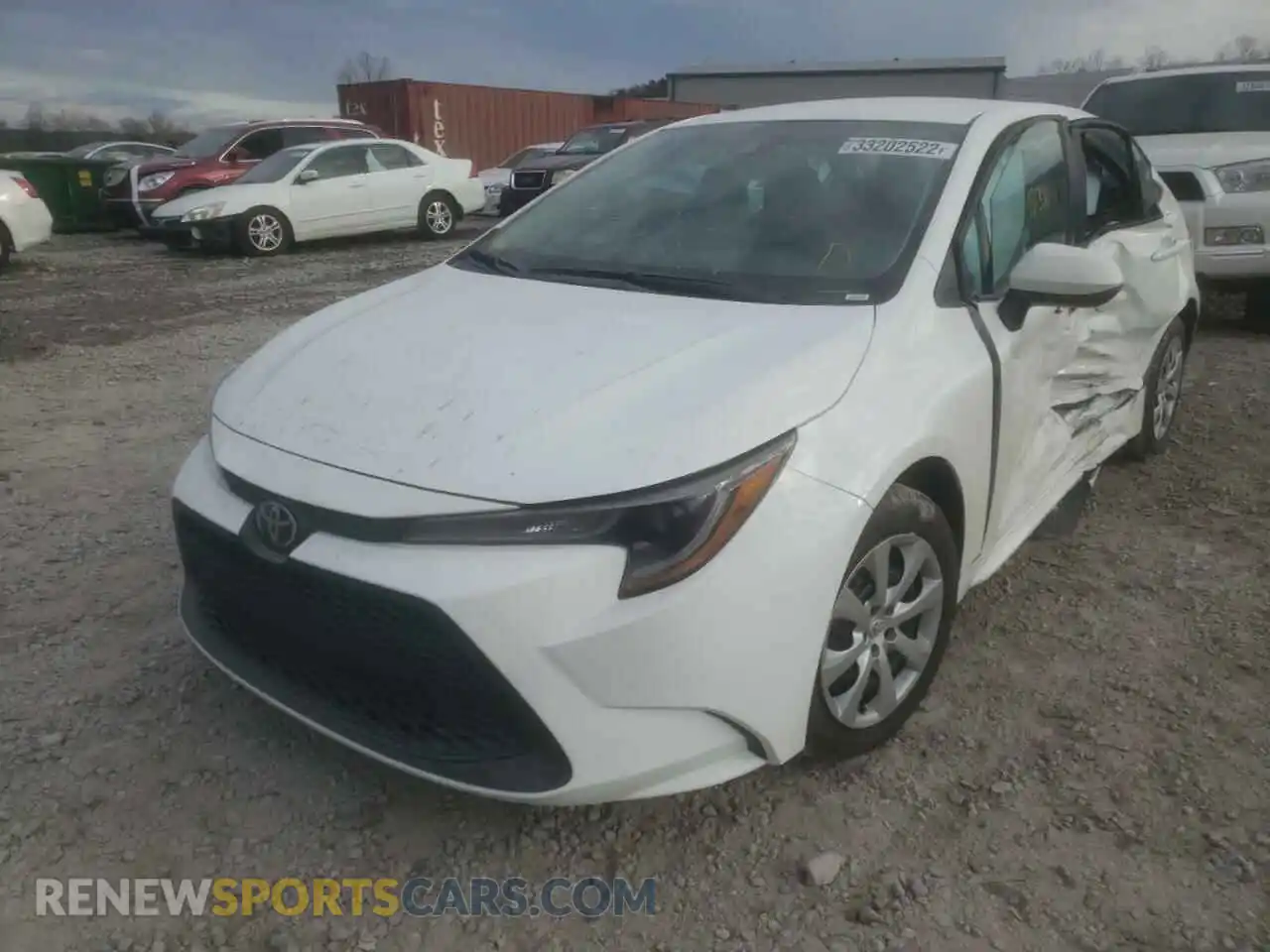 2 Photograph of a damaged car 5YFEPMAE6MP267819 TOYOTA COROLLA 2021
